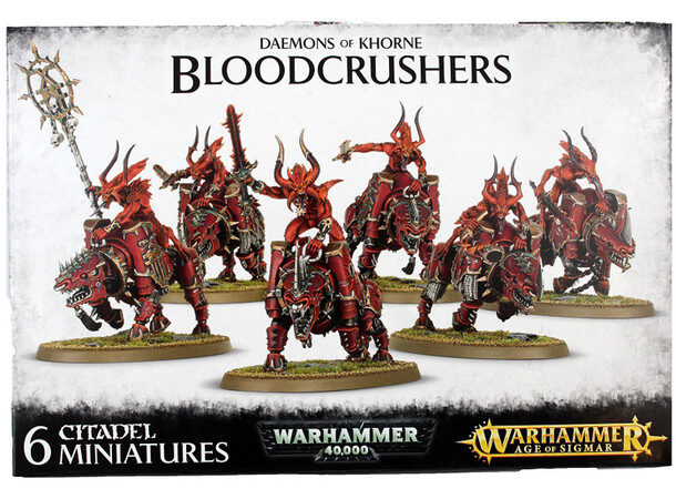Daemons of Khorne Bloodcrushers Warhammer 40K / Age of Sigmar 